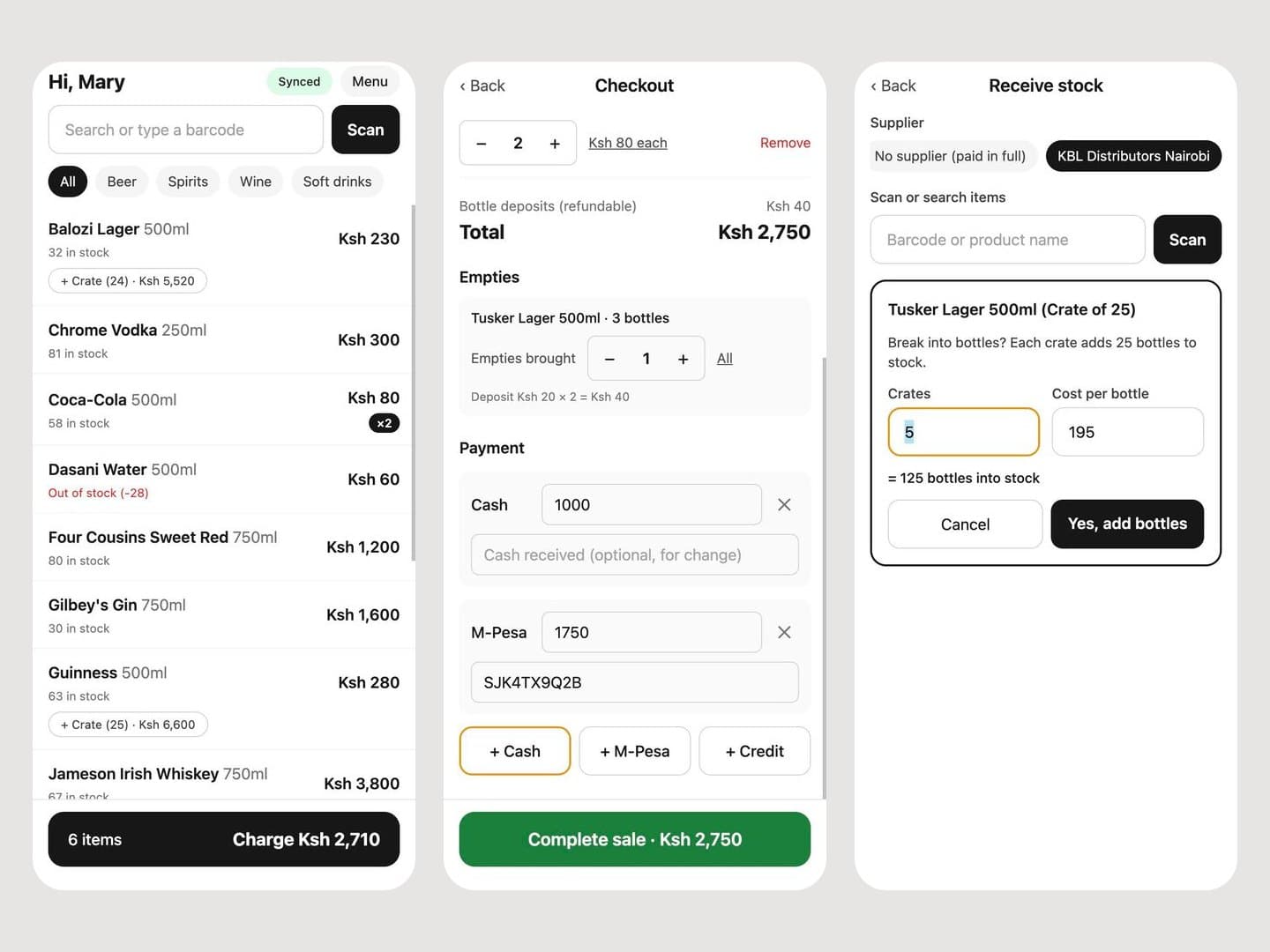 Liquor Store POS preview